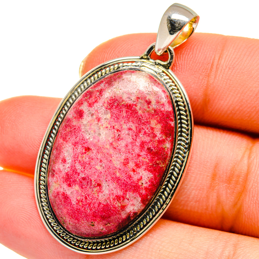 Thulite Pendants handcrafted by Anasilvercos - PD14208