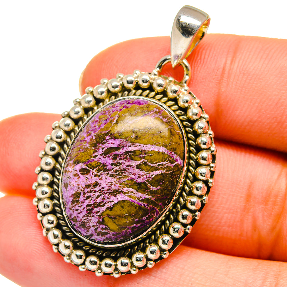 Stichtite Pendants handcrafted by Anasilvercos - PD14209