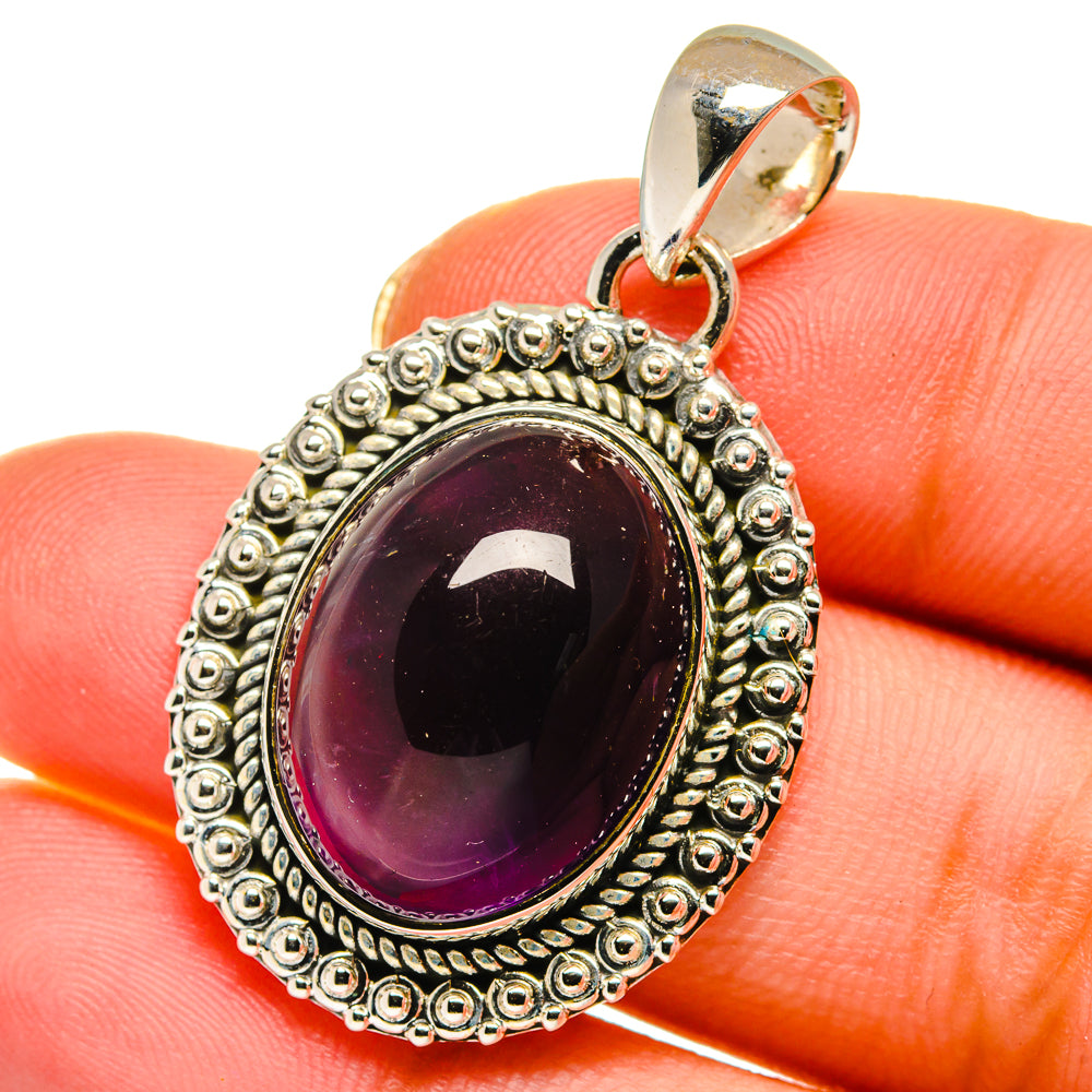 Amethyst Pendants handcrafted by Anasilvercos - PD14217