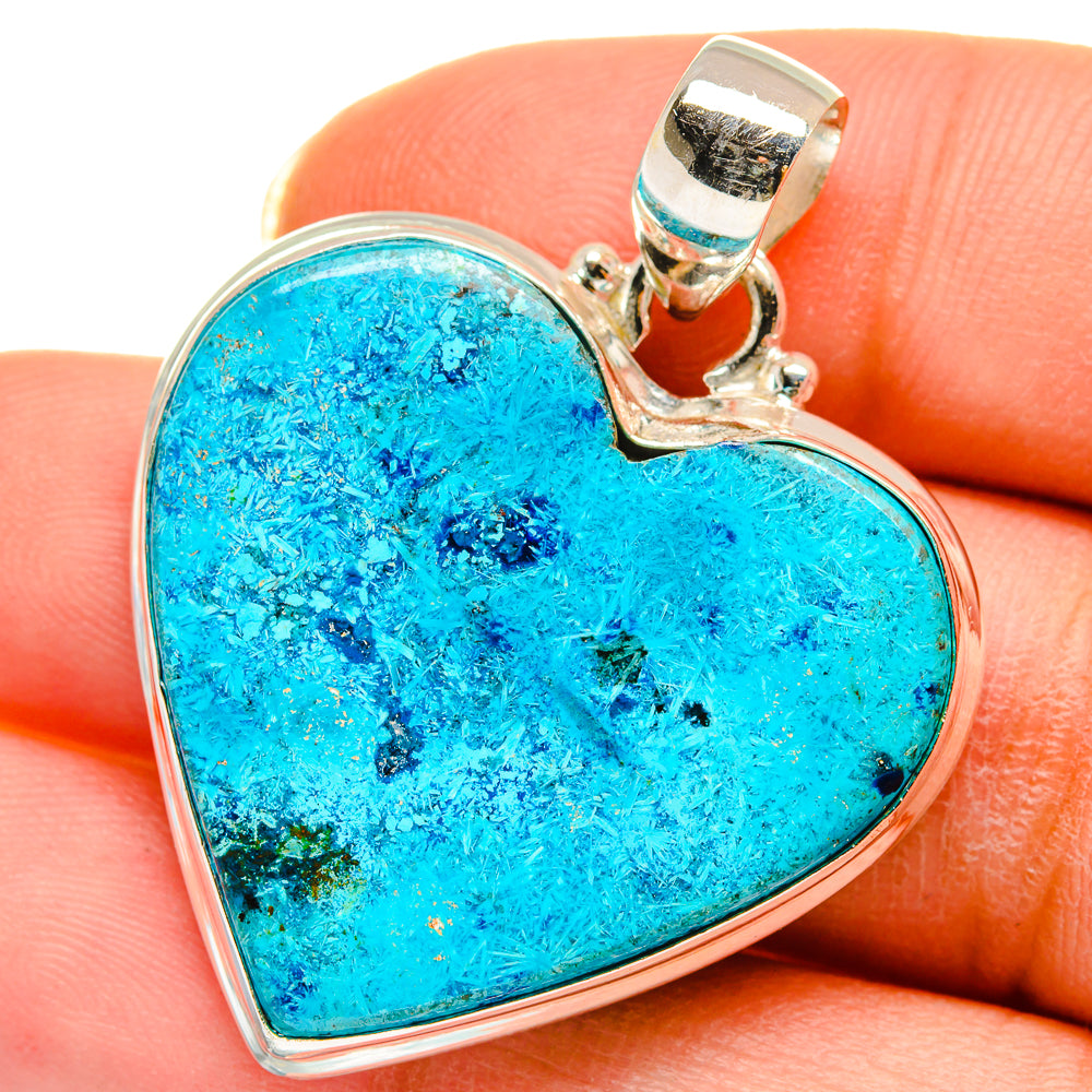 Chrysocolla Pendants handcrafted by Anasilvercos - PD14227
