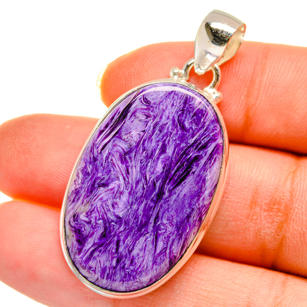 Charoite Pendants handcrafted by Anasilvercos - PD14254