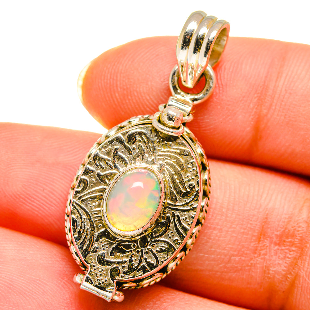 Ethiopian Opal Pendants handcrafted by Anasilvercos - PD14257