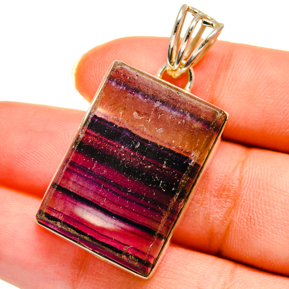 Fluorite Pendants handcrafted by Anasilvercos - PD14258