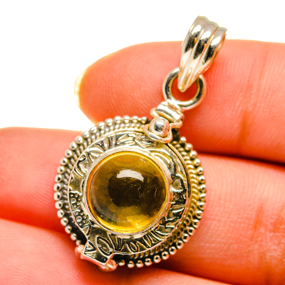Citrine Pendants handcrafted by Anasilvercos - PD14271
