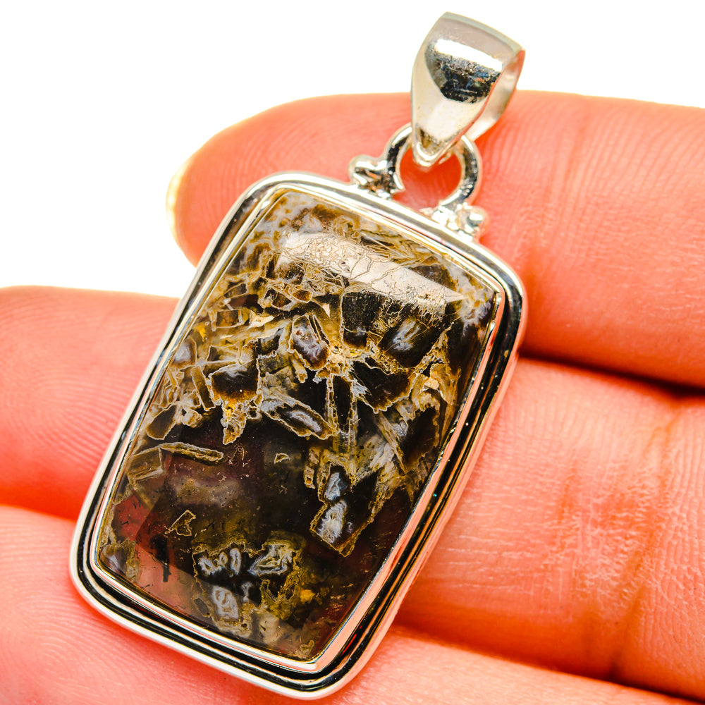 Turkish Tube Agate Pendants handcrafted by Anasilvercos - PD14293