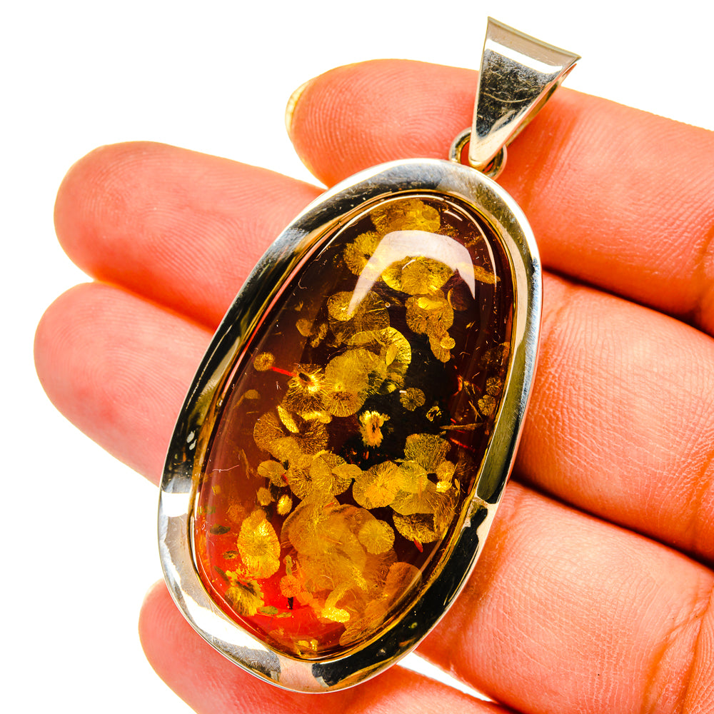 Baltic Amber Pendants handcrafted by Anasilvercos - PD14318