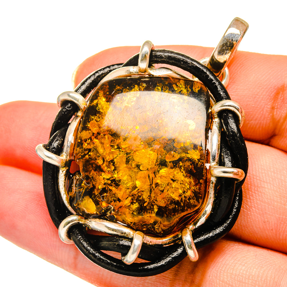 Baltic Amber Pendants handcrafted by Anasilvercos - PD14321