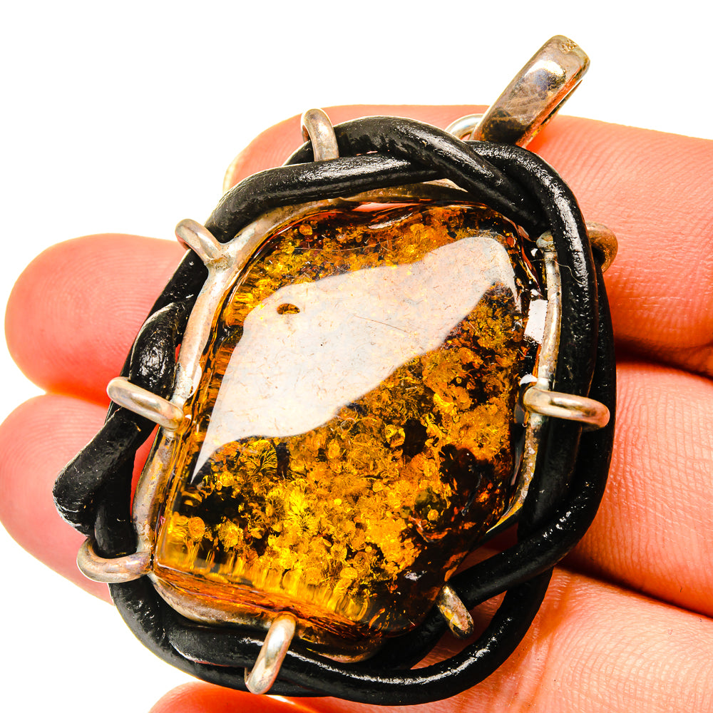 Baltic Amber Pendants handcrafted by Anasilvercos - PD14322