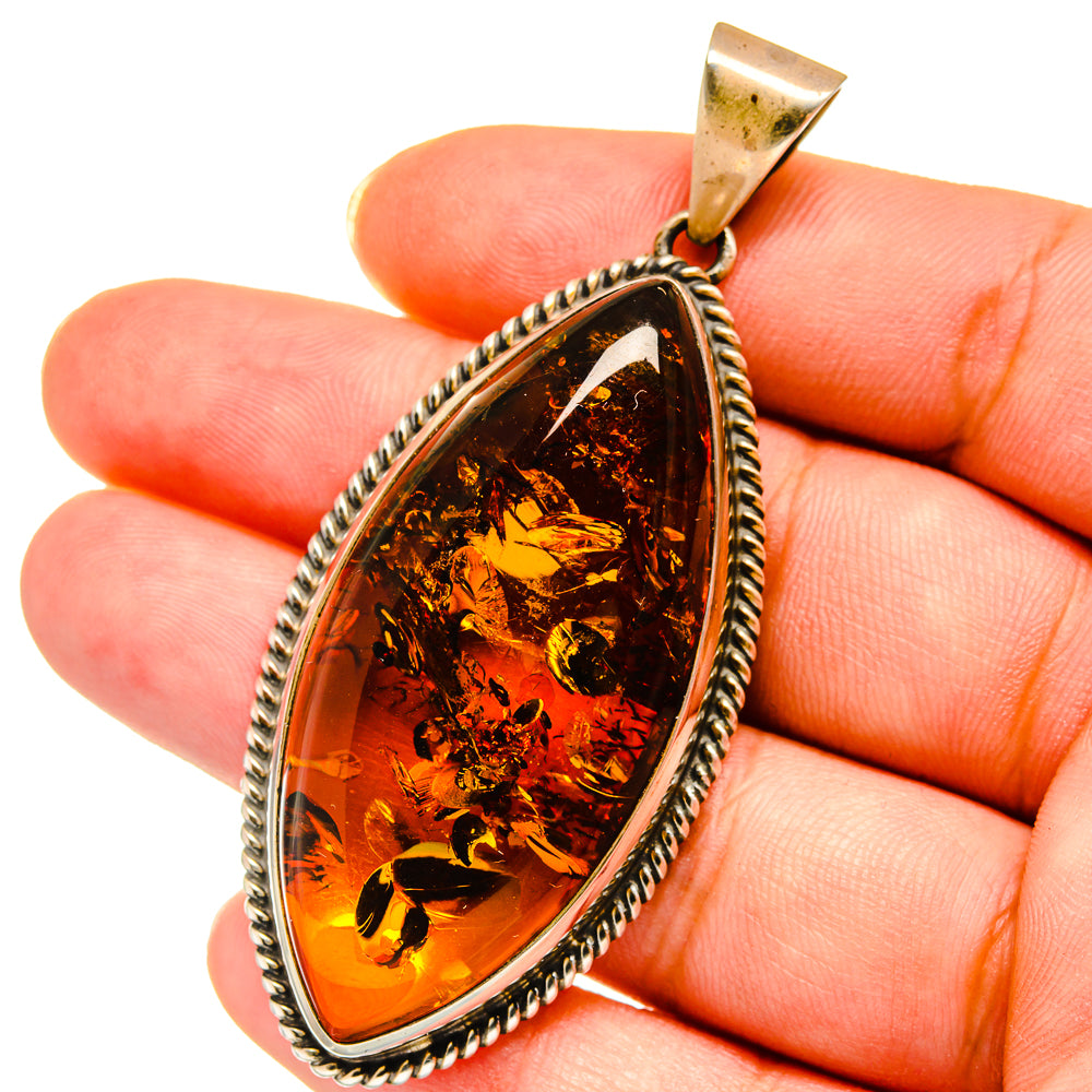Baltic Amber Pendants handcrafted by Anasilvercos - PD14325