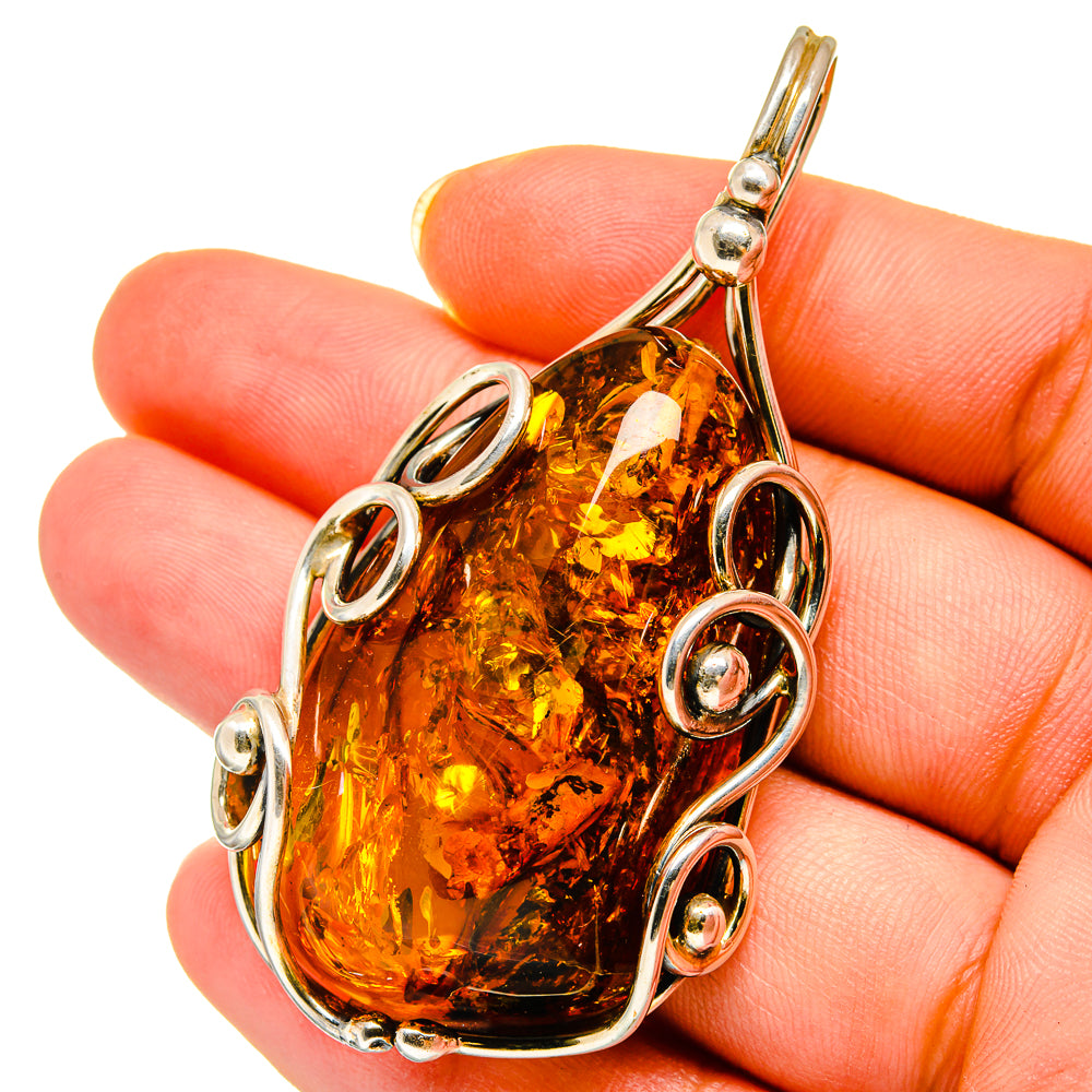 Baltic Amber Pendants handcrafted by Anasilvercos - PD14326