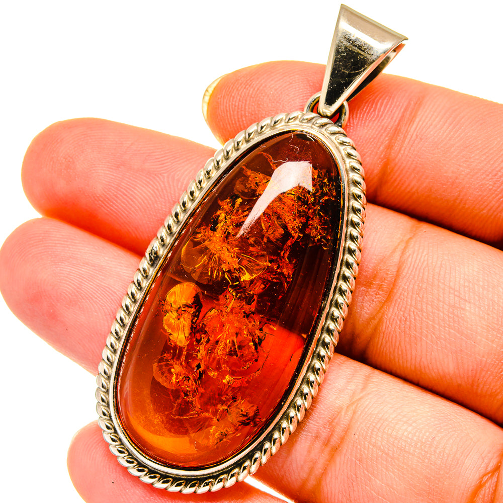 Baltic Amber Pendants handcrafted by Anasilvercos - PD14339