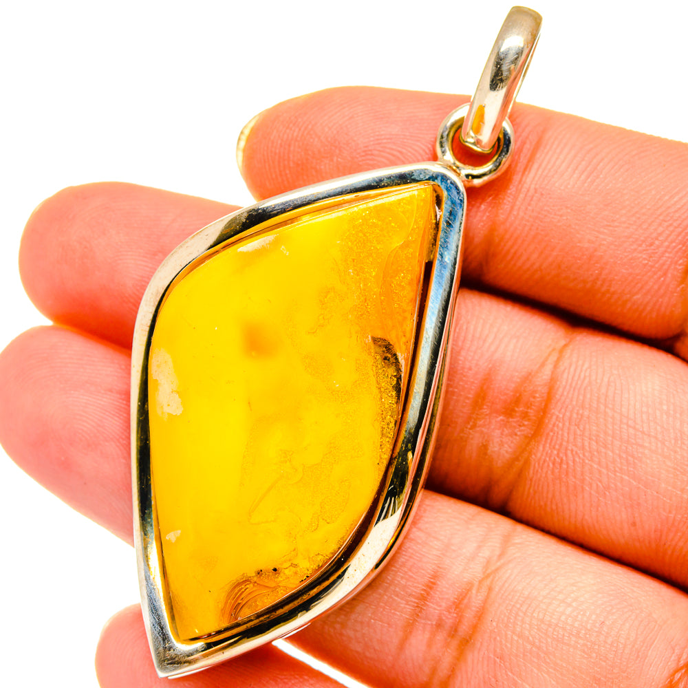 Baltic Amber Pendants handcrafted by Anasilvercos - PD14341