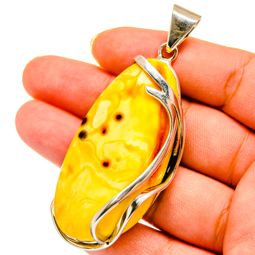 Baltic Amber Pendants handcrafted by Anasilvercos - PD14342