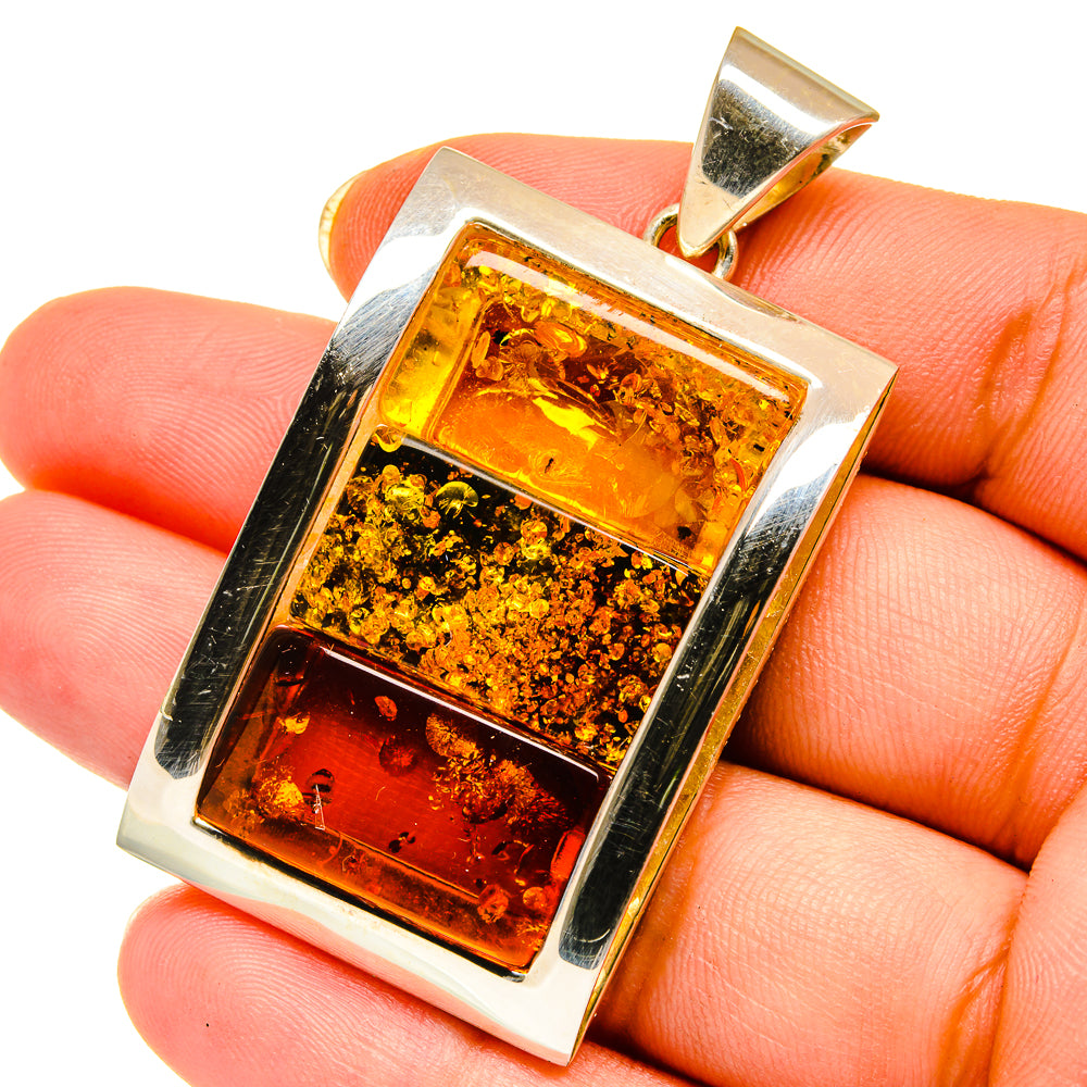 Baltic Amber Pendants handcrafted by Anasilvercos - PD14345