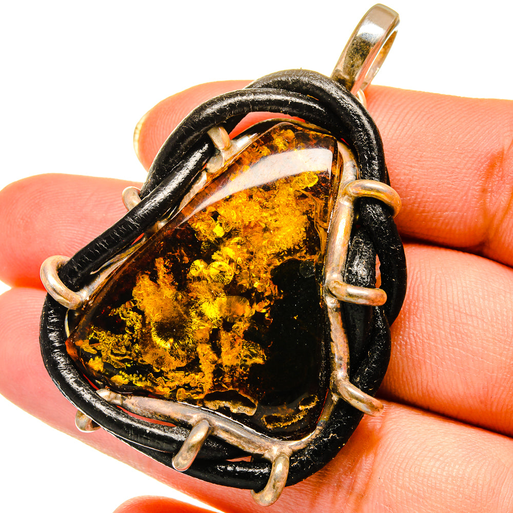 Baltic Amber Pendants handcrafted by Anasilvercos - PD14346