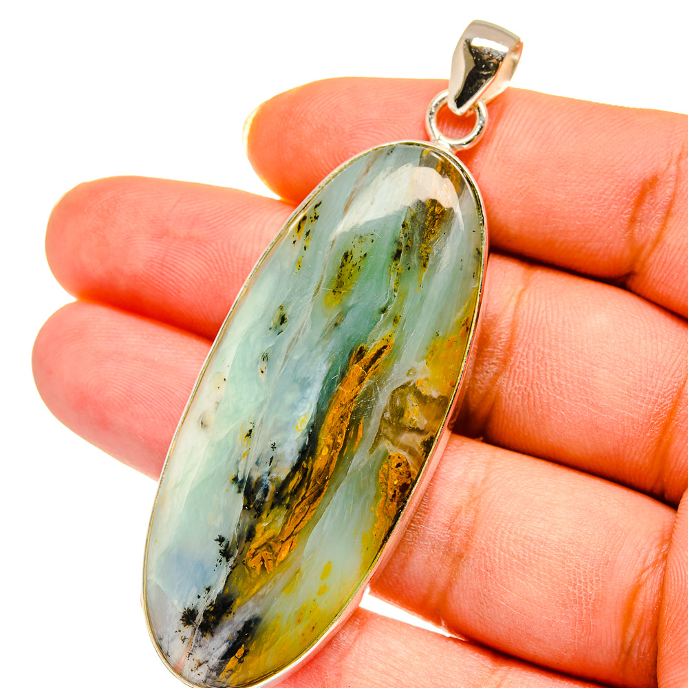 Peruvian Opal Pendants handcrafted by Anasilvercos - PD14355