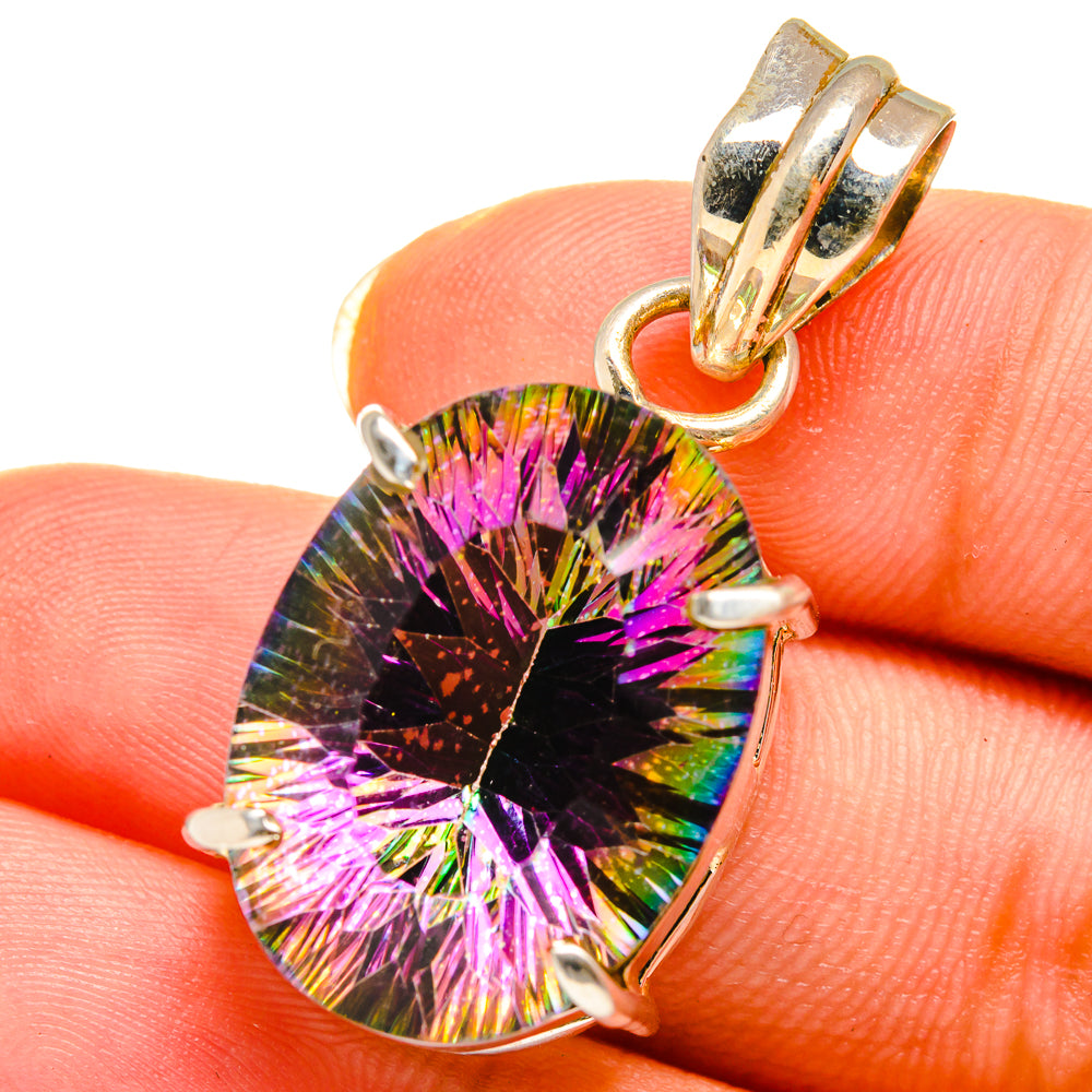 Mystic Topaz Pendants handcrafted by Anasilvercos - PD14364