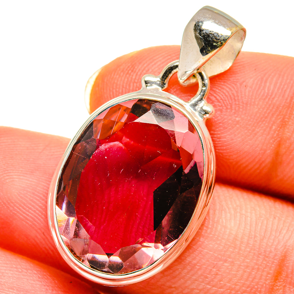 Color Change Alexandrite (lab.) Pendants handcrafted by Anasilvercos - PD14371