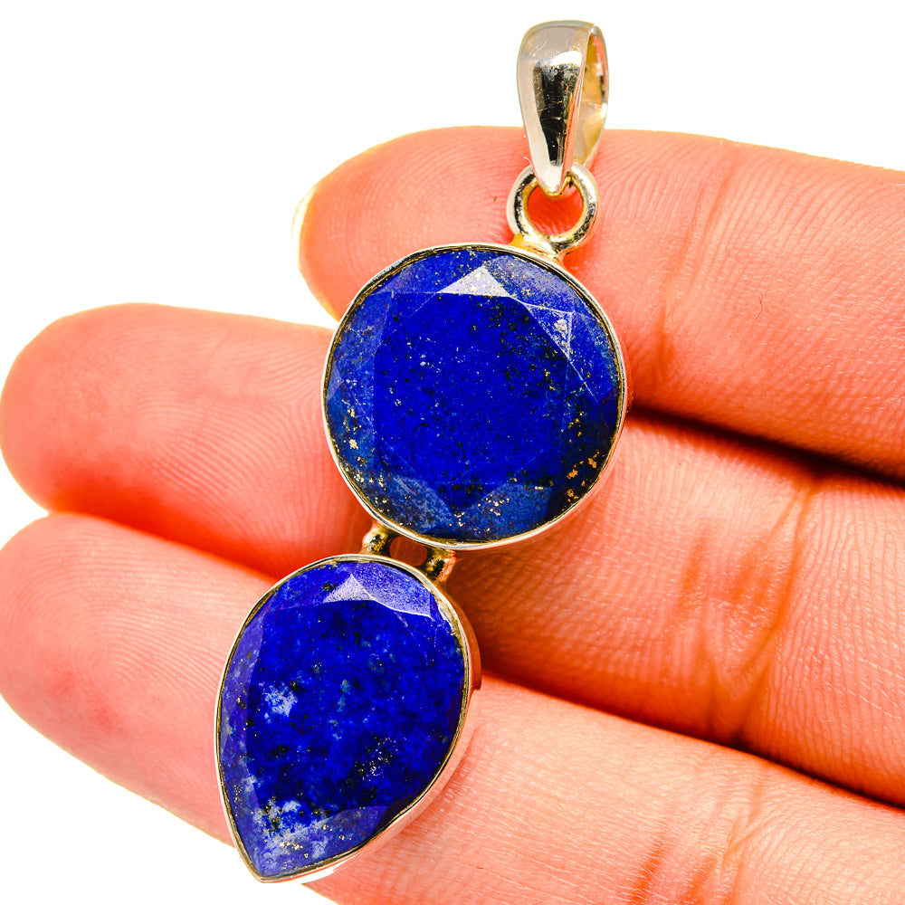 Lapis Lazuli Pendants handcrafted by Anasilvercos - PD14375
