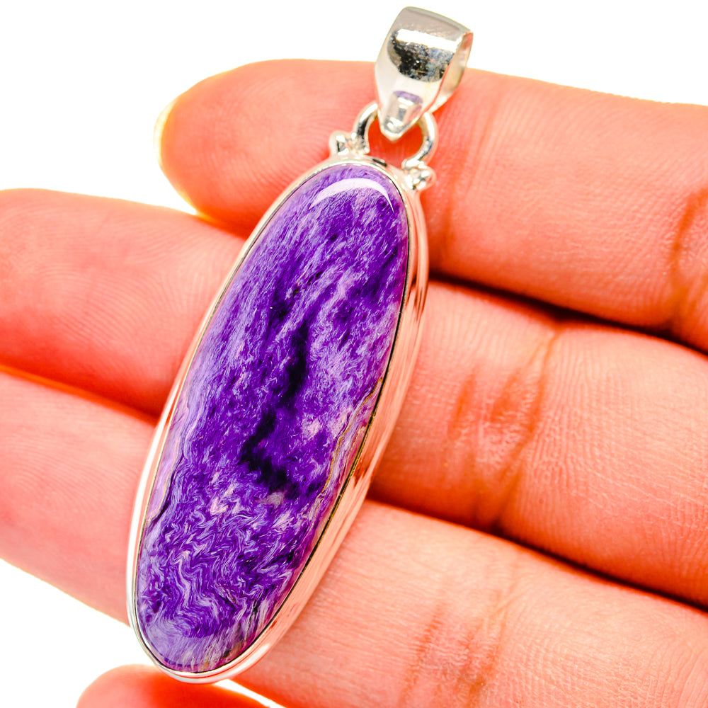 Charoite Pendants handcrafted by Anasilvercos - PD14378