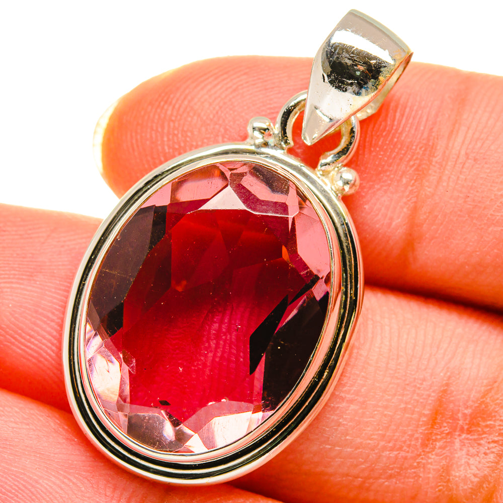 Color Change Alexandrite (lab.) Pendants handcrafted by Anasilvercos - PD14392