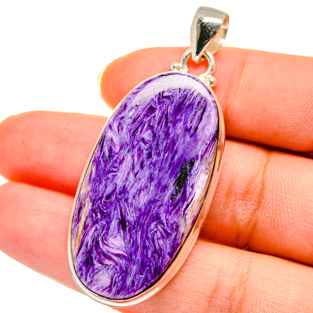 Charoite Pendants handcrafted by Anasilvercos - PD14405