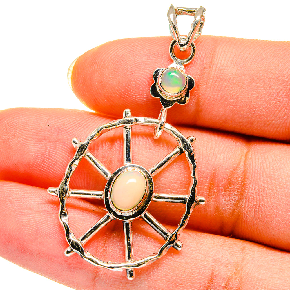 Ethiopian Opal Pendants handcrafted by Anasilvercos - PD14413