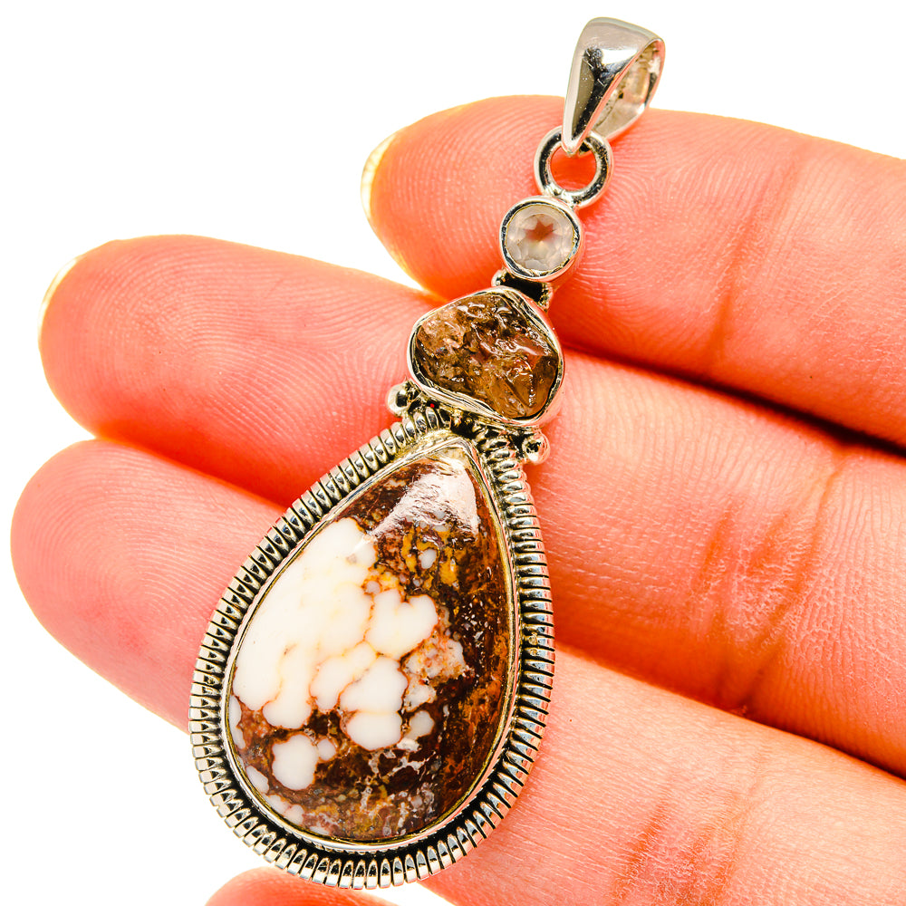 Wild Horse Jasper Pendants handcrafted by Anasilvercos - PD14415