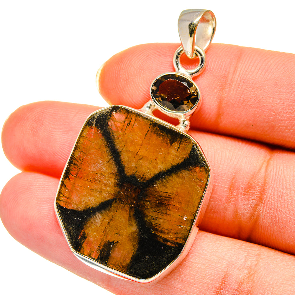 Chiastolite Pendants handcrafted by Anasilvercos - PD14420