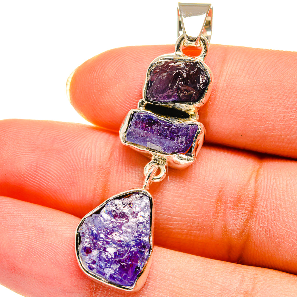 Tanzanite Pendants handcrafted by Anasilvercos - PD14422