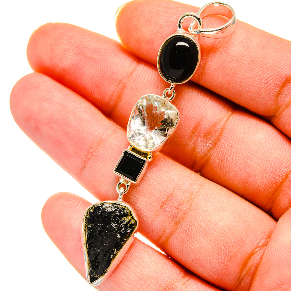 Tektite Pendants handcrafted by Anasilvercos - PD14425