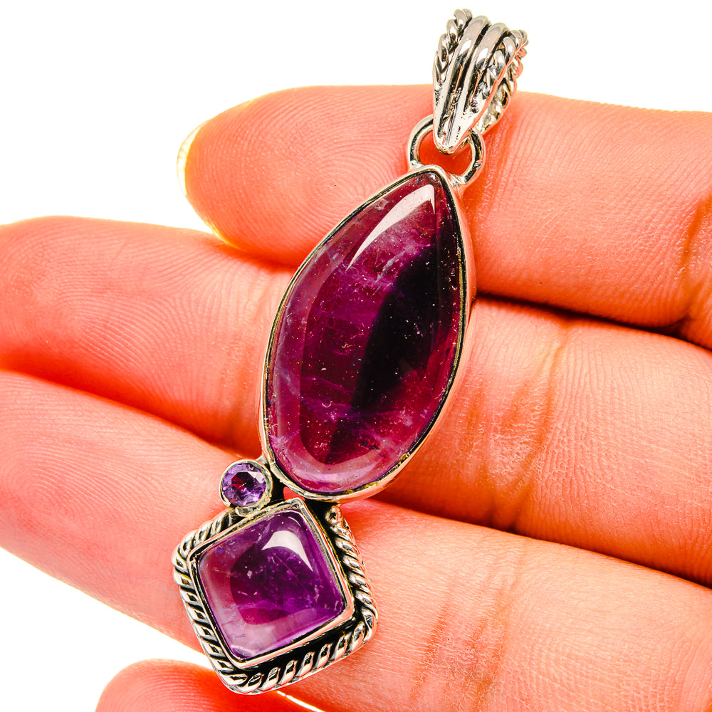 Amethyst Pendants handcrafted by Anasilvercos - PD14427