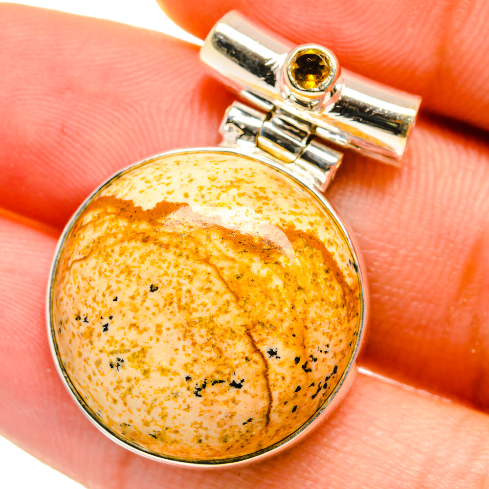 Picture Jasper Pendants handcrafted by Anasilvercos - PD14483