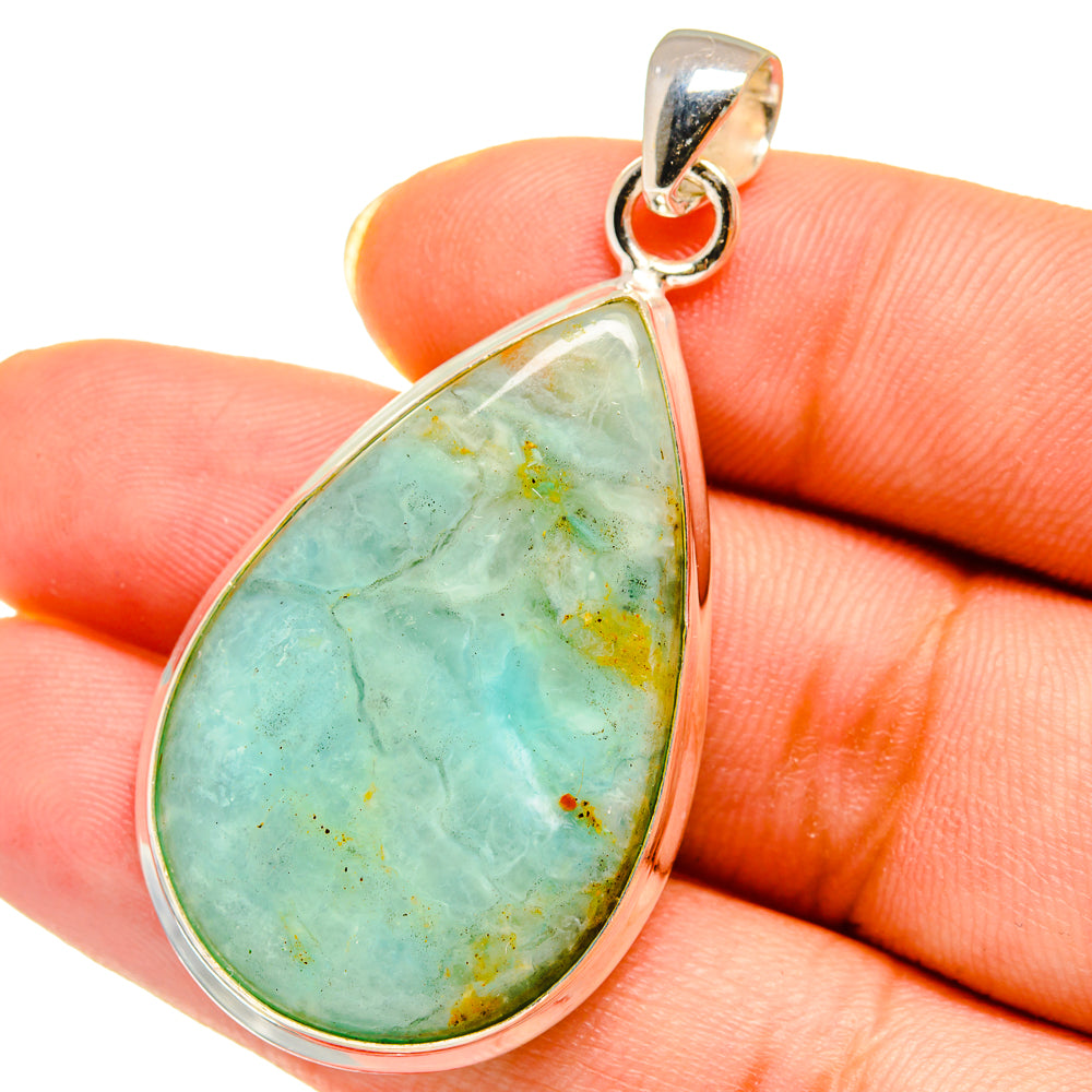 Peruvian Opal Pendants handcrafted by Anasilvercos - PD14485