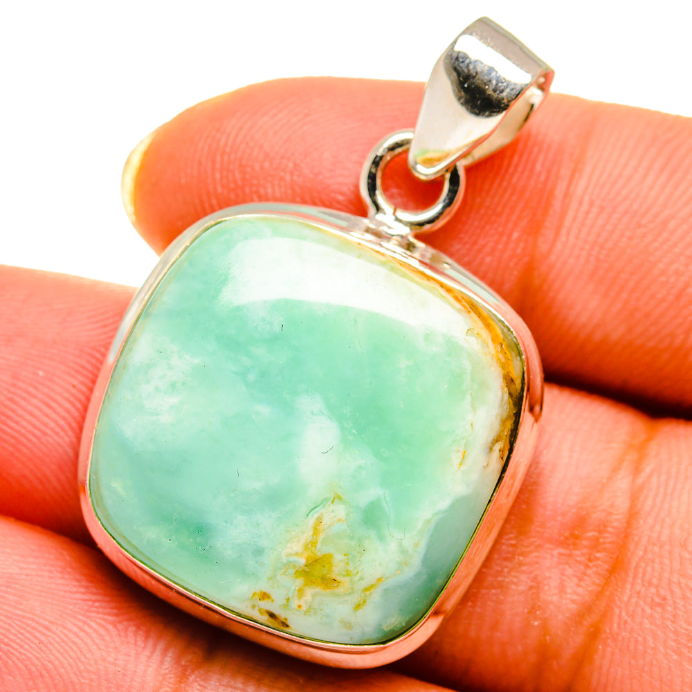 Peruvian Opal Pendants handcrafted by Anasilvercos - PD14486