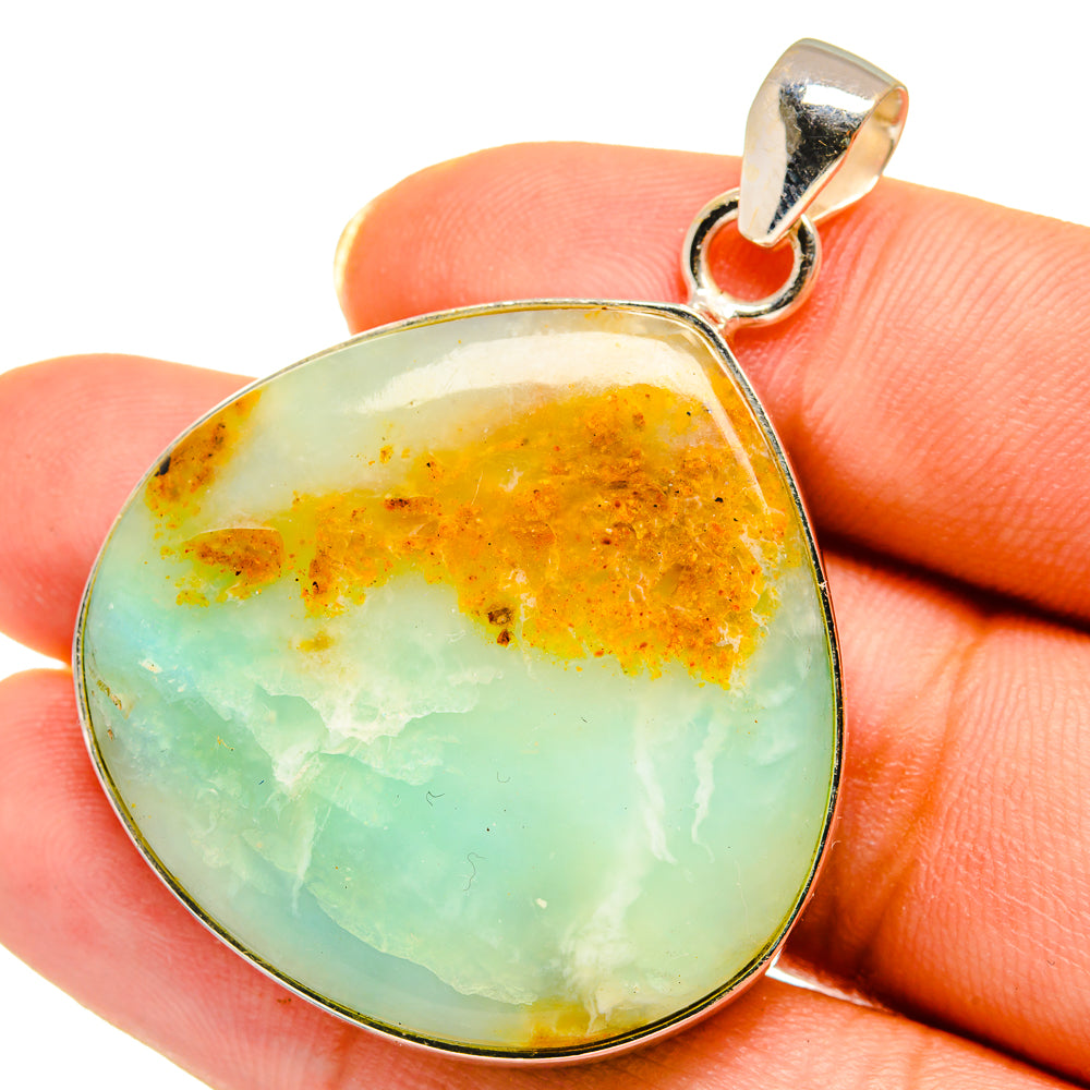 Peruvian Opal Pendants handcrafted by Anasilvercos - PD14487