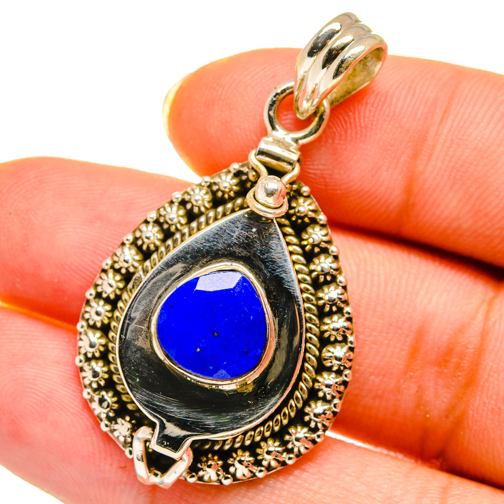 Lapis Lazuli Pendants handcrafted by Anasilvercos - PD14489
