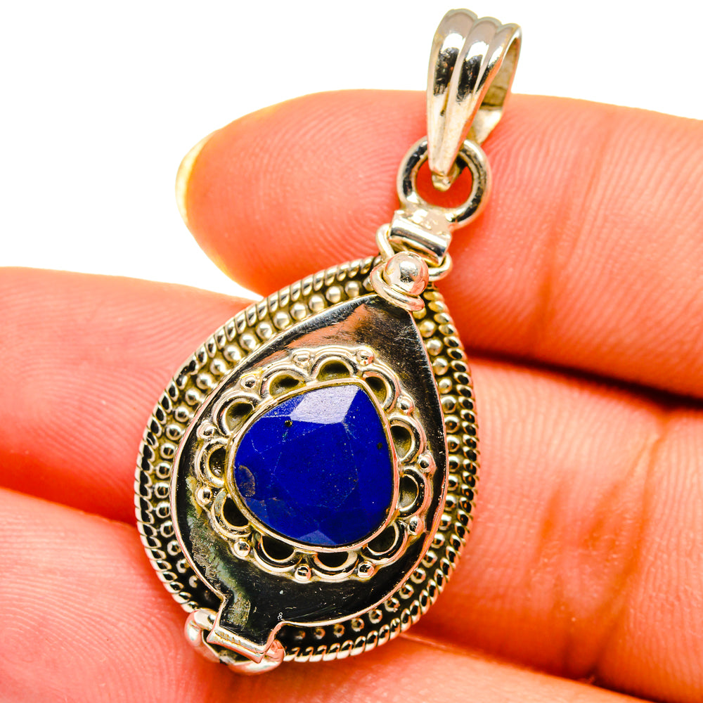 Lapis Lazuli Pendants handcrafted by Anasilvercos - PD14491
