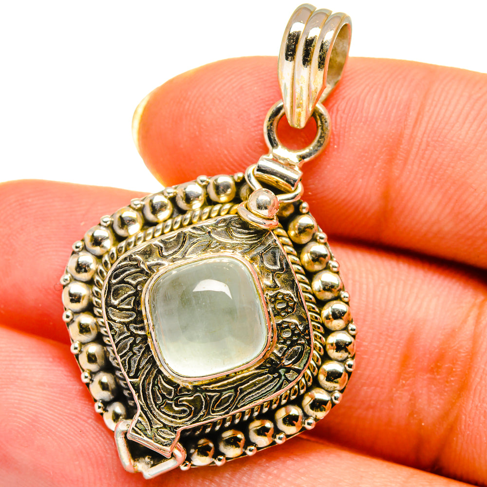 Aquamarine Pendants handcrafted by Anasilvercos - PD14496