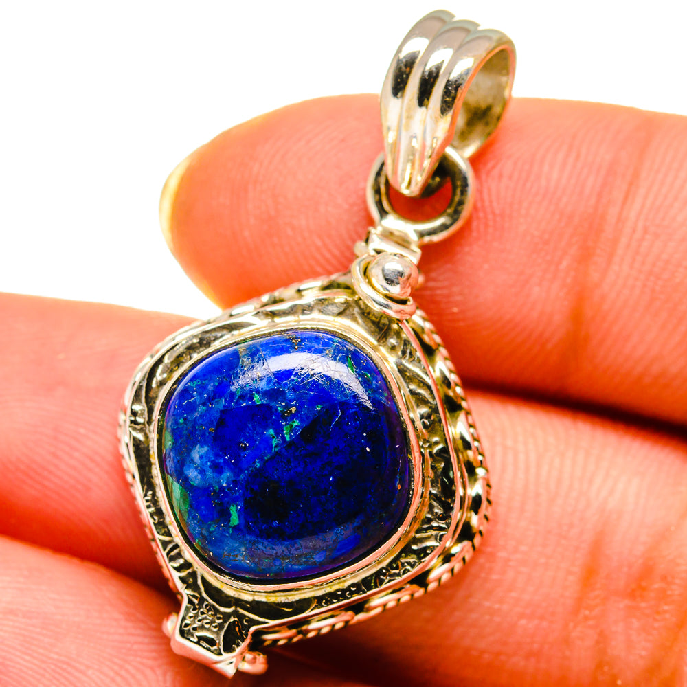 Azurite Pendants handcrafted by Anasilvercos - PD14499