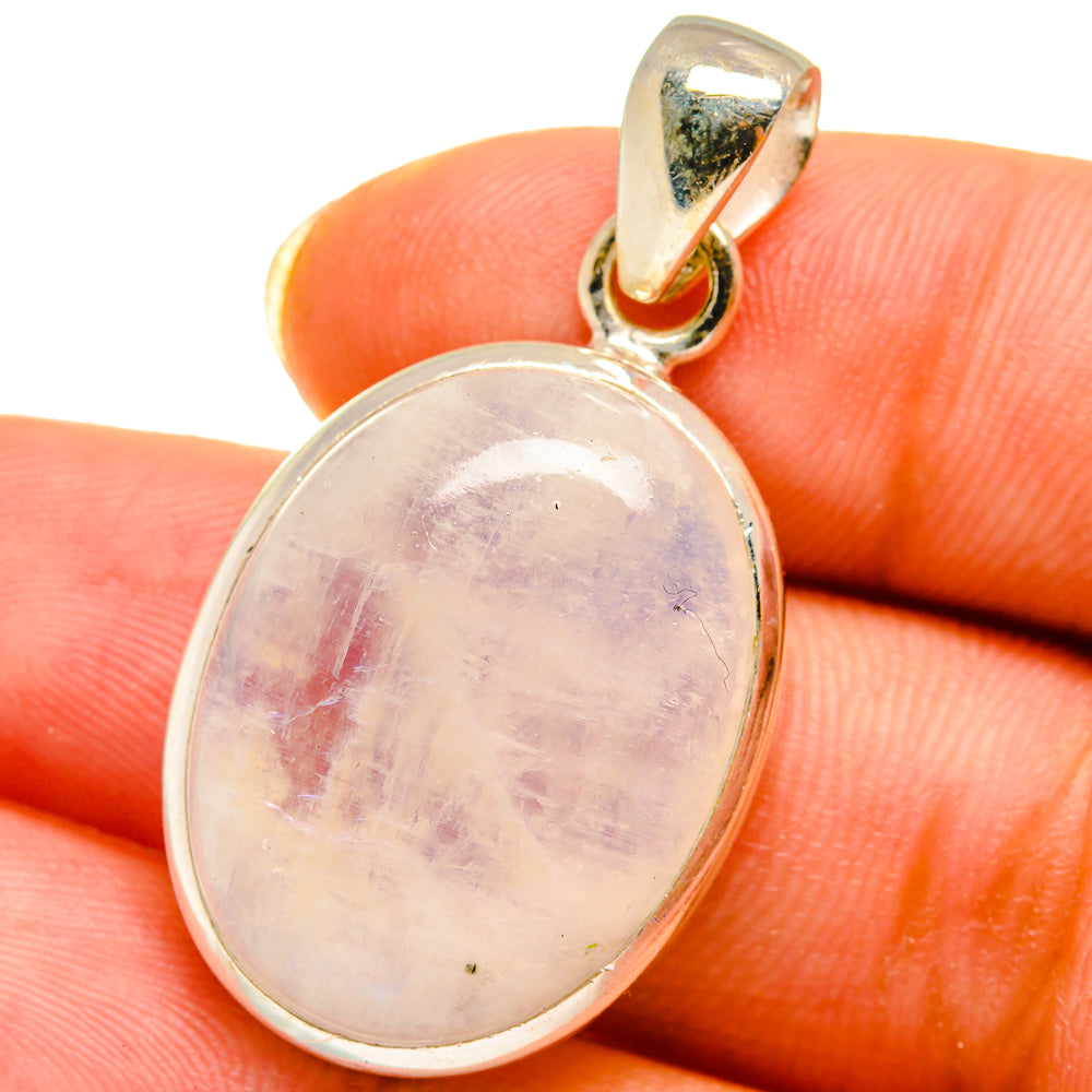 Rainbow Moonstone Pendants handcrafted by Anasilvercos - PD14507