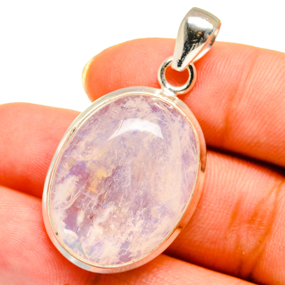 Rainbow Moonstone Pendants handcrafted by Anasilvercos - PD14512