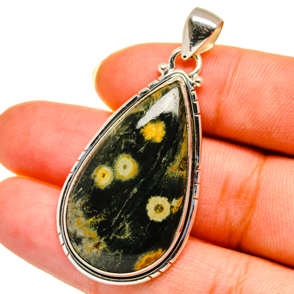 Ocean Jasper Pendants handcrafted by Anasilvercos - PD14513