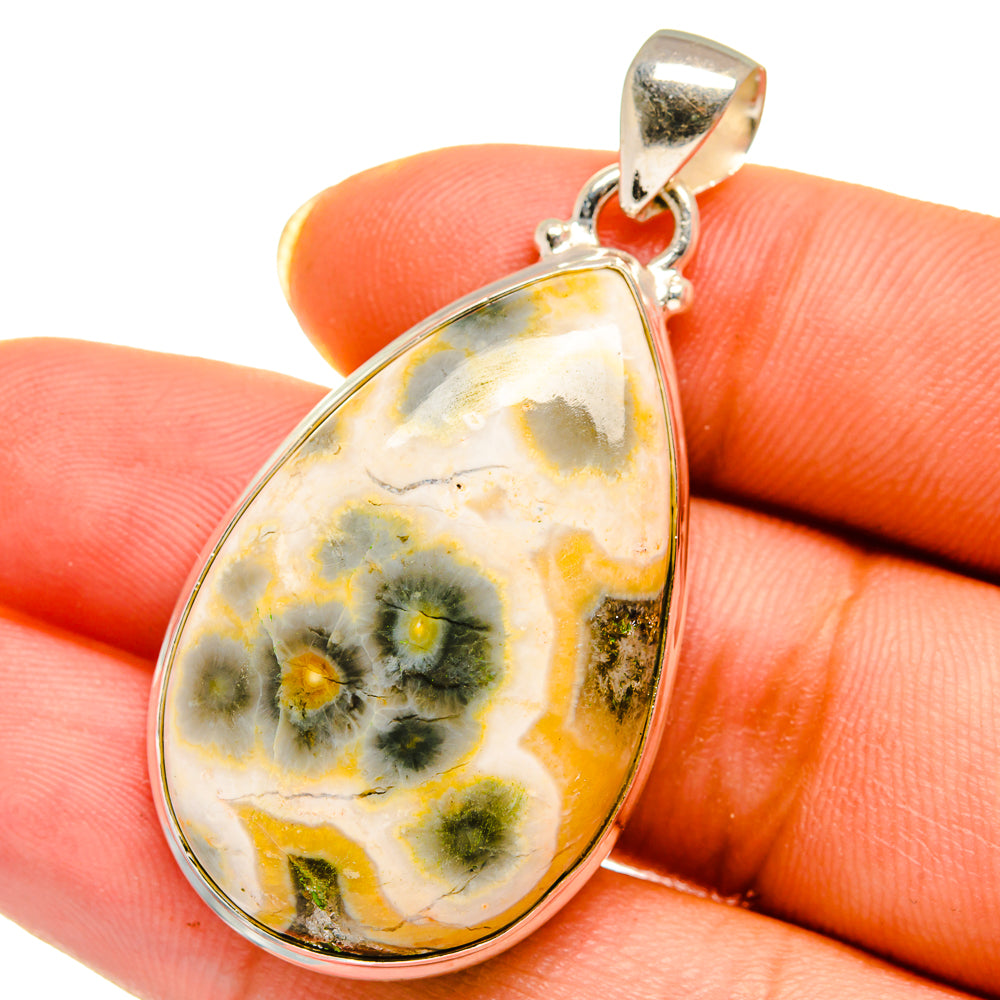 Ocean Jasper Pendants handcrafted by Anasilvercos - PD14520