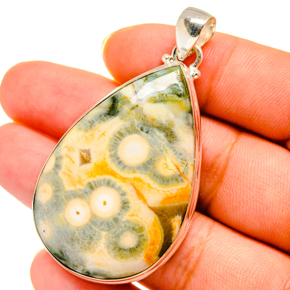Ocean Jasper Pendants handcrafted by Anasilvercos - PD14521