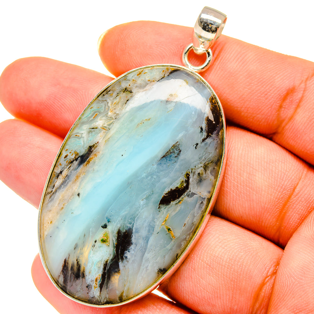 Peruvian Opal Pendants handcrafted by Anasilvercos - PD14523