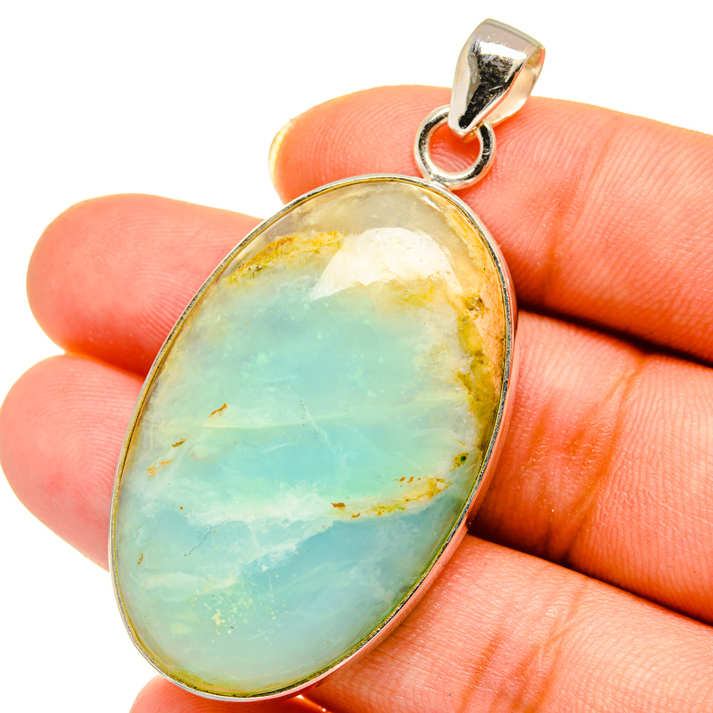 Peruvian Opal Pendants handcrafted by Anasilvercos - PD14524