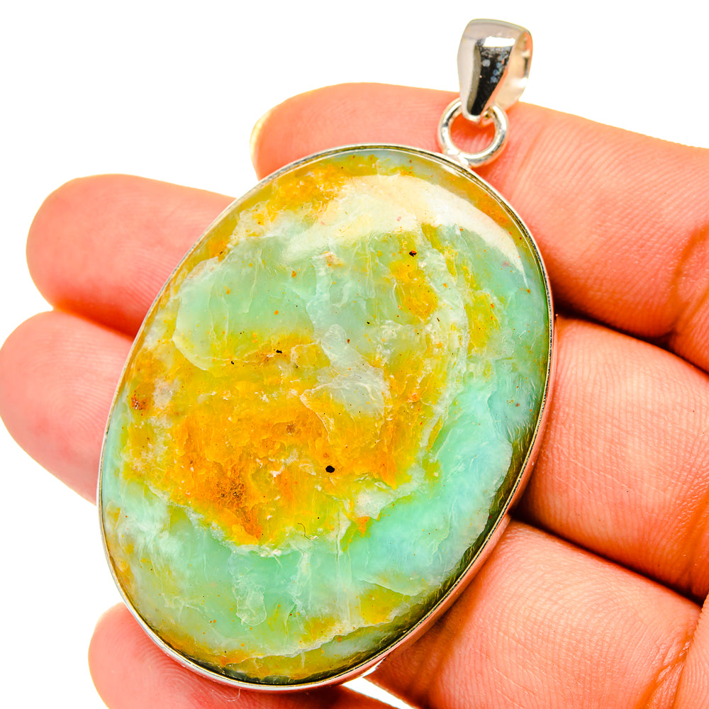 Peruvian Opal Pendants handcrafted by Anasilvercos - PD14525
