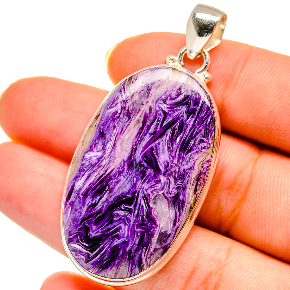 Charoite Pendants handcrafted by Anasilvercos - PD14548