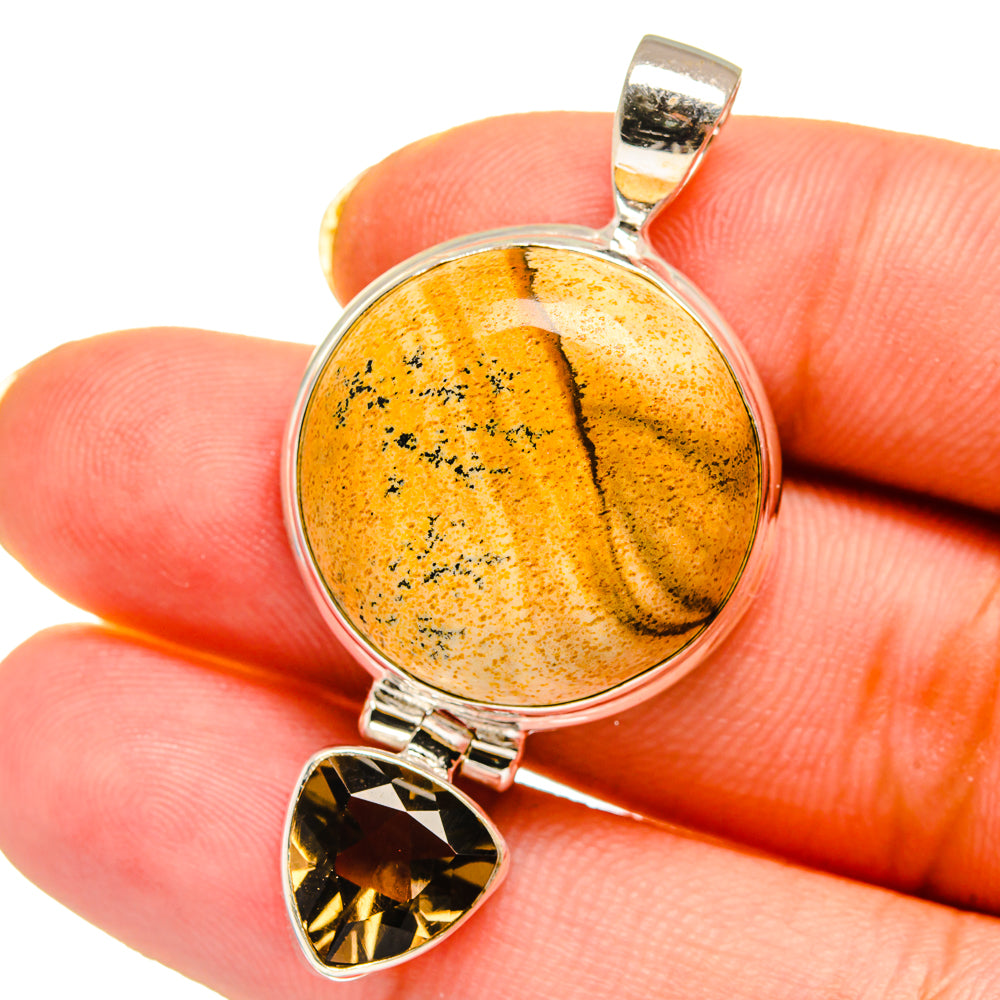 Picture Jasper Pendants handcrafted by Anasilvercos - PD14551